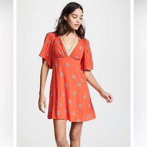 Free People mockingbird mini dress